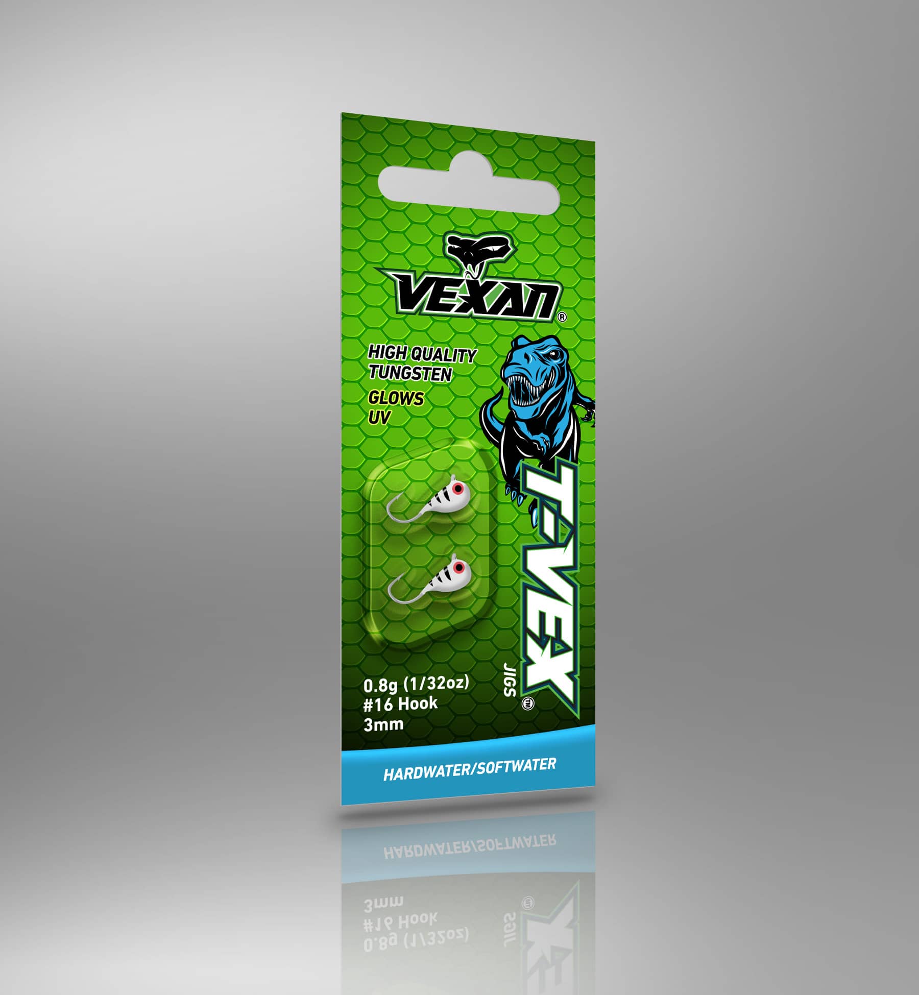 T-VEX Tungsten Ice Jig - 2 Pack