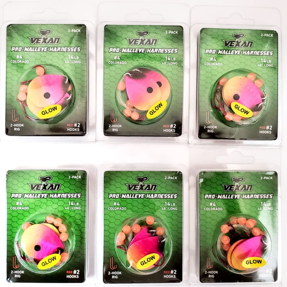 GLOW Walleye Crawler Harness Kits