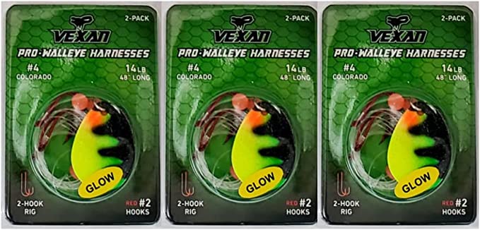 GLOW Walleye Crawler Harness Kits