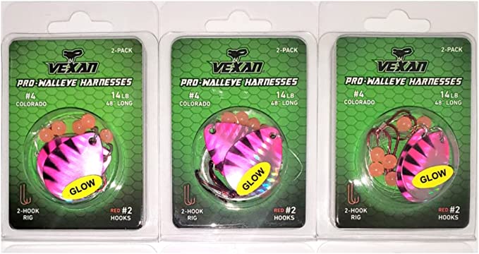GLOW Walleye Crawler Harness Kits