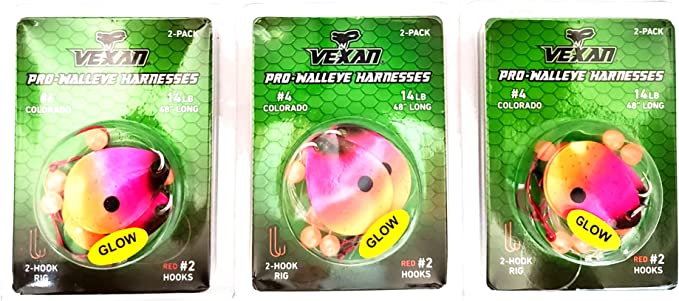 GLOW Walleye Crawler Harness Kits