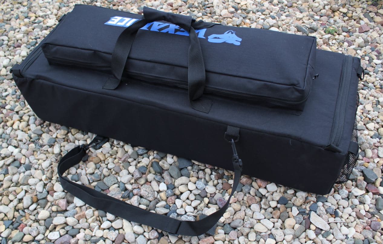 Vexan ICE Combo Fishing Tackle Rod and Reel Bag and Tackle Box