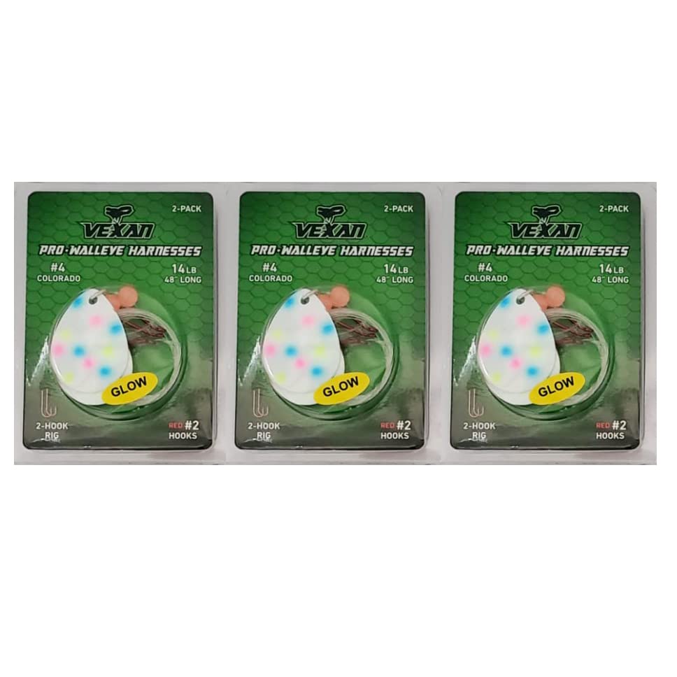 GLOW Walleye Crawler Harness Kits