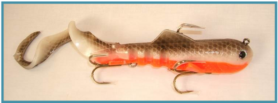 Muskie Swimbait SuperD bait