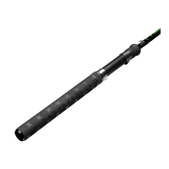 VEXAN® Crappie Rods &amp; Panfish Rods with black and green design on a white background