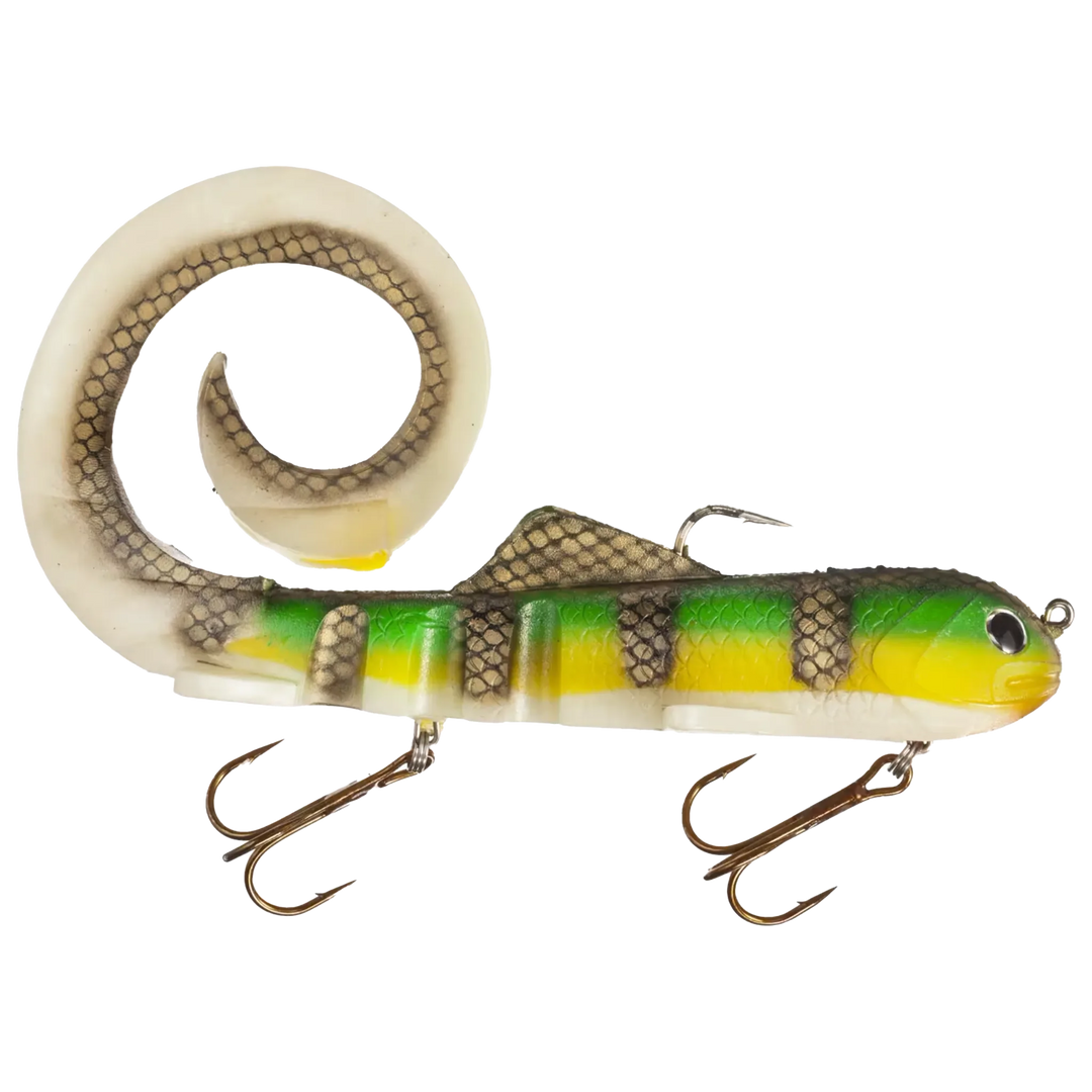 Vexan Fishing lure with snake head design on a white background