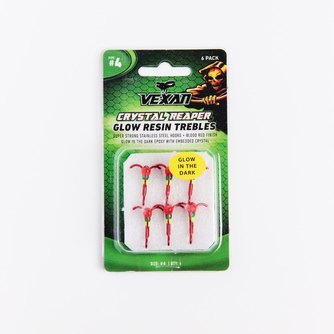 Crystal Reaper Treble Hooks (6pk)