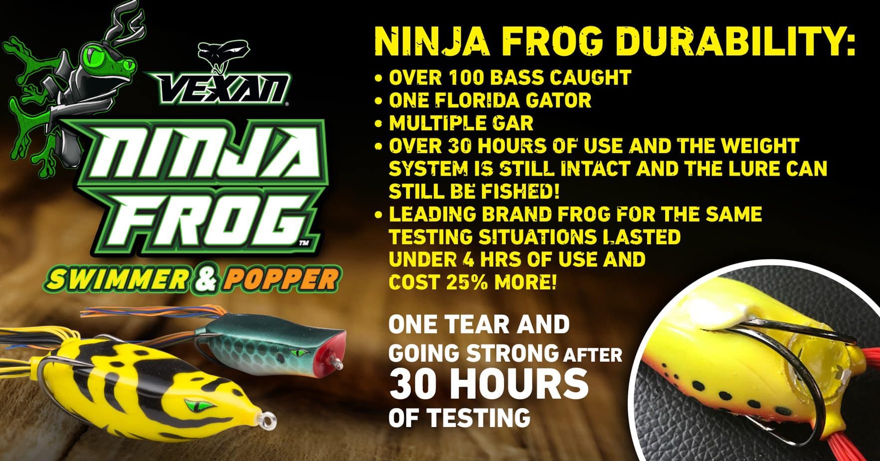 Vexan Ninja Frog Popper Swimmer