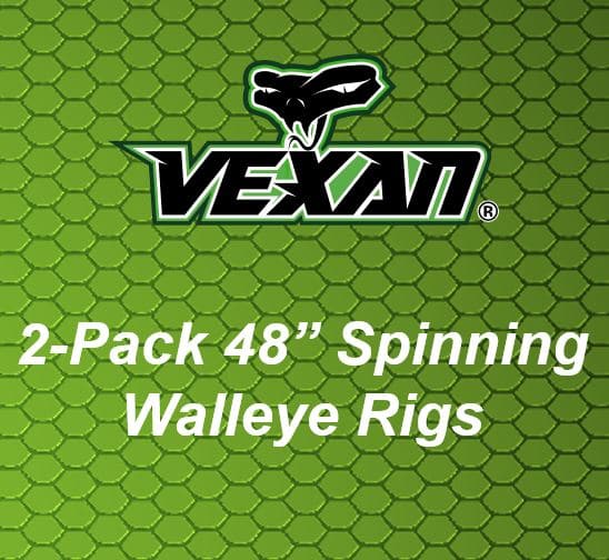 Vexan Walleye harness Walleye Rigs 48" 2-packs