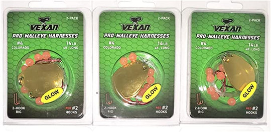 GLOW Walleye Crawler Harness Kits