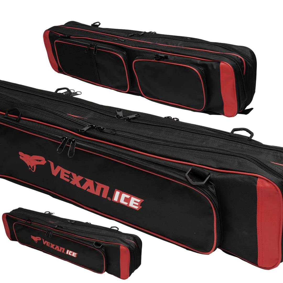 fishing rod tackle bag 36.5" Ice Fishing Combo Rod Tackle Bag