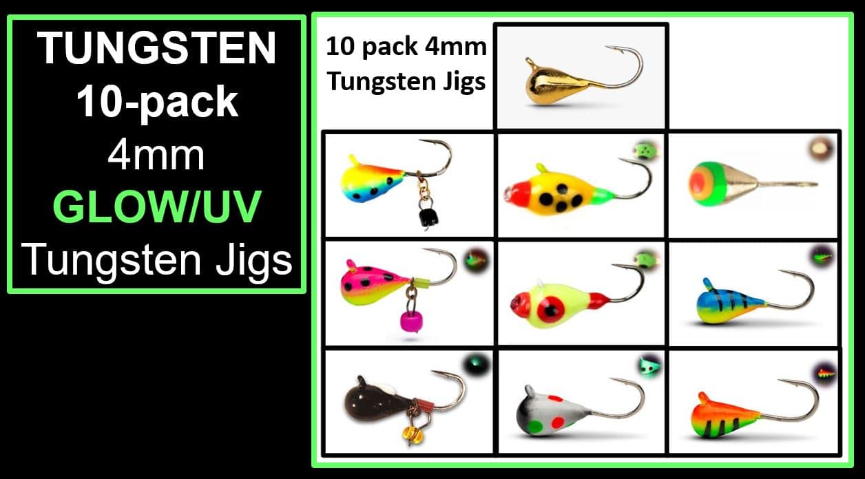 T-VEX Tungsten ICE Fishing Jigs - Bulk Packs