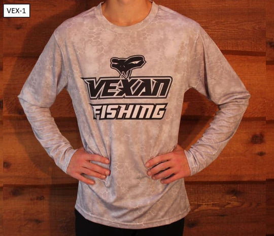 Fishing Scales Camo Tan Long-Sleeve T-Shirt