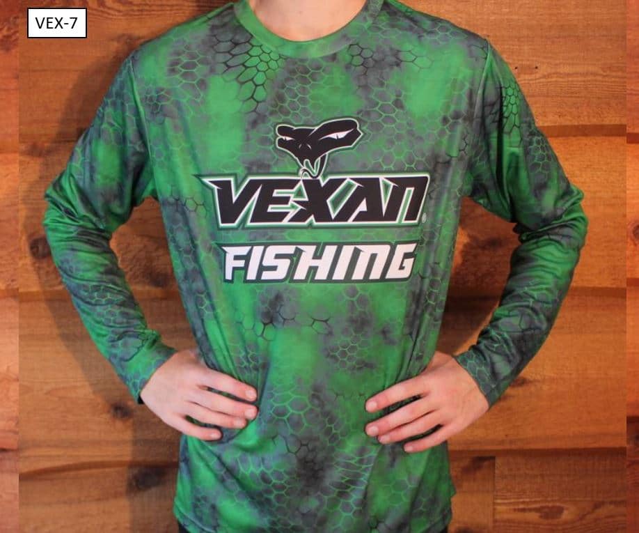 Fishing Scales Camo Gray Green Long-Sleeve T-Shirt
