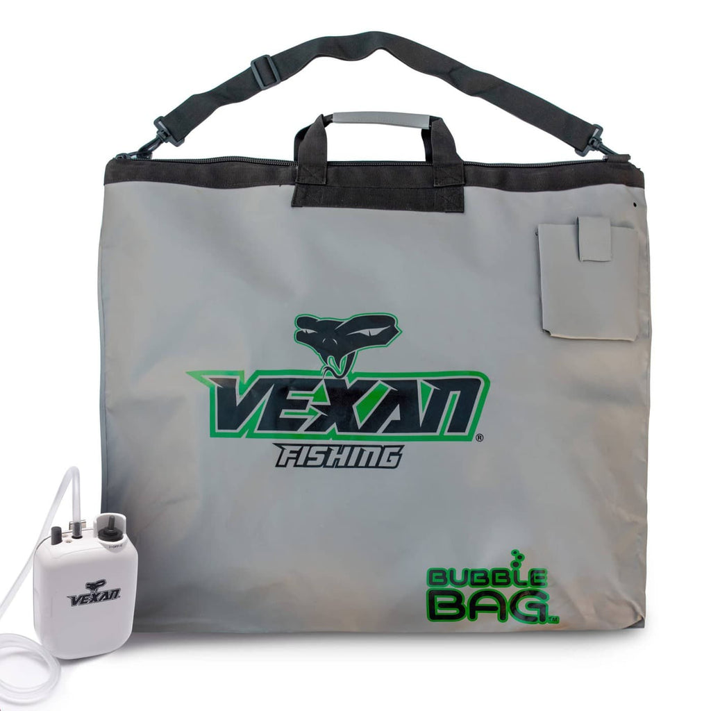 Vexan Fishing Backpack Tackle Box w/Removable LED Light Tan & Burgundy